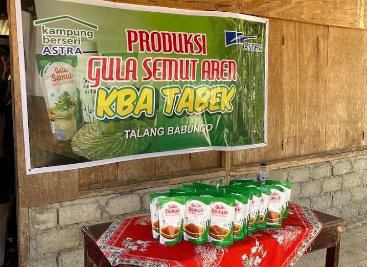 Gula Semut aren hasil produksi warga di Kampung Berseri Astra Jorong Tabek (KBA), (DOk. Humas KBA / Simburcahaya.com)